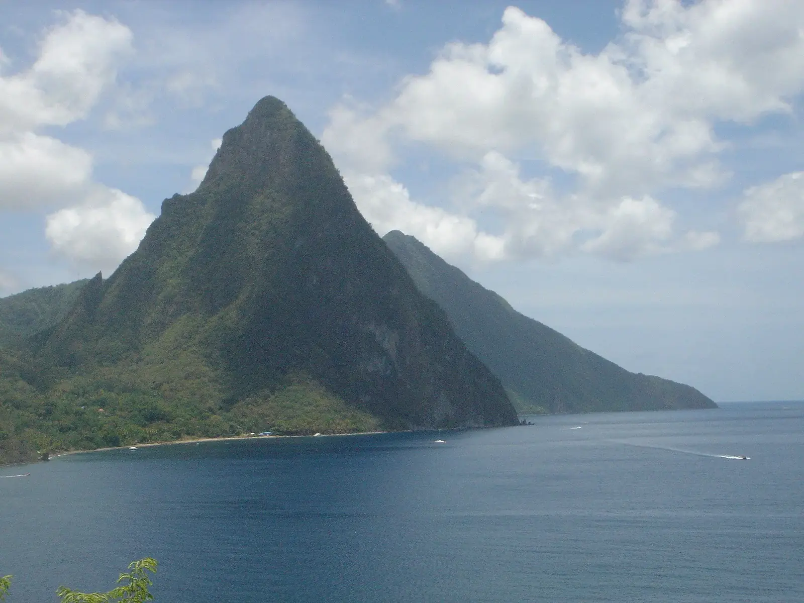 St. Lucia Caribbean resort editorial photograph.